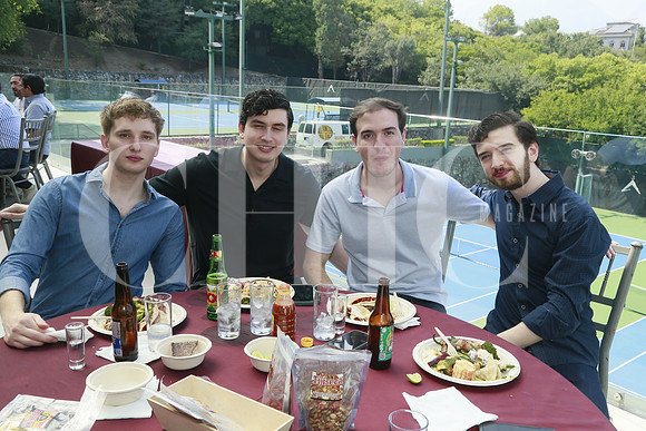Juan Carlos González, Diego Garza y Andrés Kuri y Gabriel Garza
