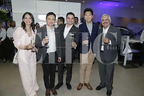 María Jurado, Tony Chi, Alfredo Villanueva, Shichuan Zhufu y Felipe Treviño