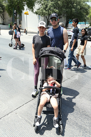 Daniela Salomón, Alejandro Acosta y Victoria Acosta