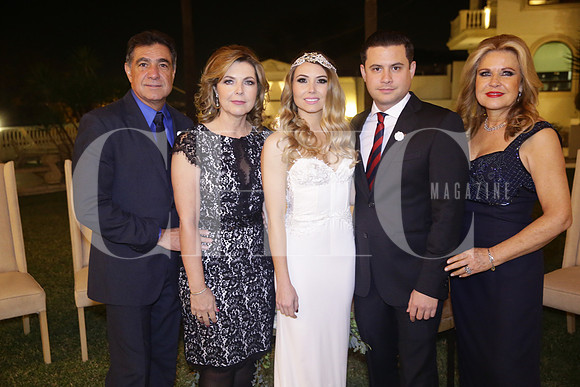 Manuel Ramirez, Lucía Kalionchiz de Ramírez, Karla Ramírez, Christian Marcos, Josefina Corella