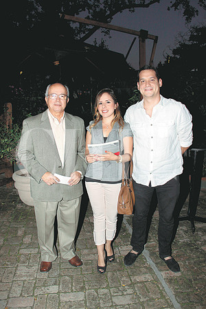 Víctor Tijerina, Alejandra Tijerina y Alejandro García
