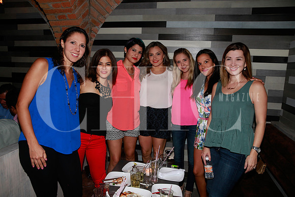 Lolis de Martínez, Adriana Valero, Katy Saucedo, Sagrario Peña, Grace Cantú, Alejandra González y Cristina Serna