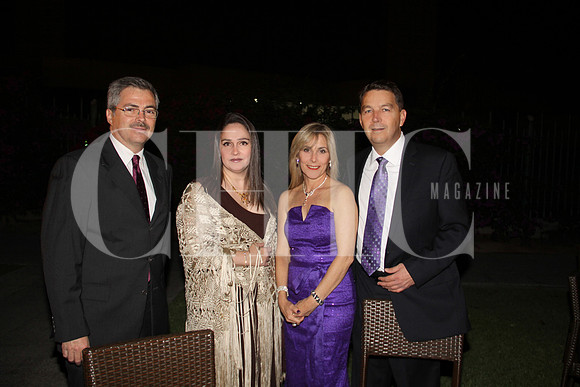Adrián Serna, Maríangela de Serna, Bertha de Treviño y Edelmiro Treviño