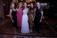 June Munguía de Velarde, Gina Benavides, Andrea Gutiérrez, Ale Elizondo de Velarde y Lucila Zamora de Velarde