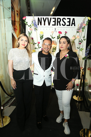 Valeria Rodríguez, Sergio Leija y Diana Ramos