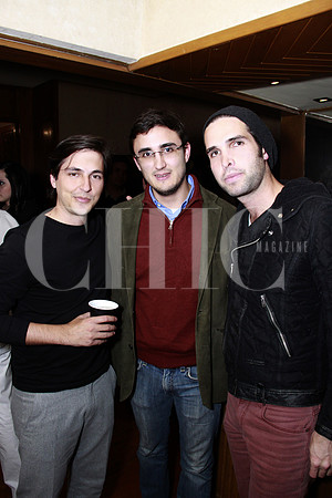 Mariano Villarreal, Rodrigo Vega y Víctor Hugo De Anda