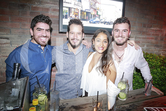 José Manuel González, Beto Frías, Miriam de León y Alejandro Belden
