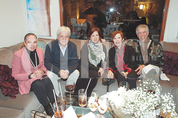 Mary Laguno, Alberto Llaguno, Bertha Llaguno, Patricia Ortiz de Rocatti y José Alberto Rocatti