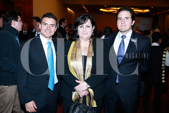 Wellester Silva, Patricia García y Eugenio Bremer