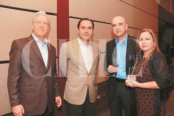 Humberto Garza, Andrés Garza, Juan Antonio Fuente-Villa y Malú Fernández de Fuente-Villa