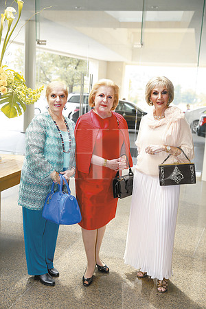Rosy Cabrera de Zambrano, América Cortés y Cristina Canales