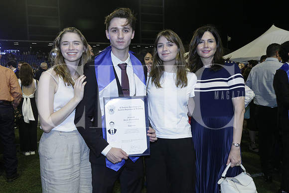 Eugenia Pozas, Fernando Pozas, Isabella Pozas y Morena Frankenberg.