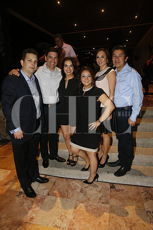 Ricardo Garza, Édgar Sierra, Lulú Kamar, Laila Kamar de Garza, Alejandra Sierra y Sergio Pérez
