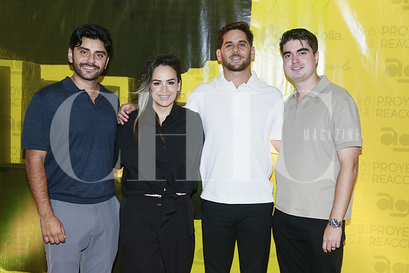 Claudio Pérez, Gaby Guajardo, Antonio Garza y Luc Pelchat