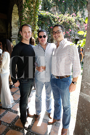 Hernán Treviño, Rodrigo Jaime y Federico Sada