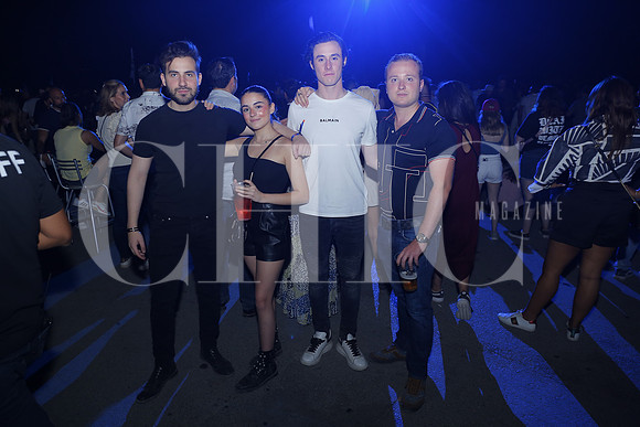 Mauricio Andonie, Eva Andonie, Mauricio Herrera y Jorge Miller