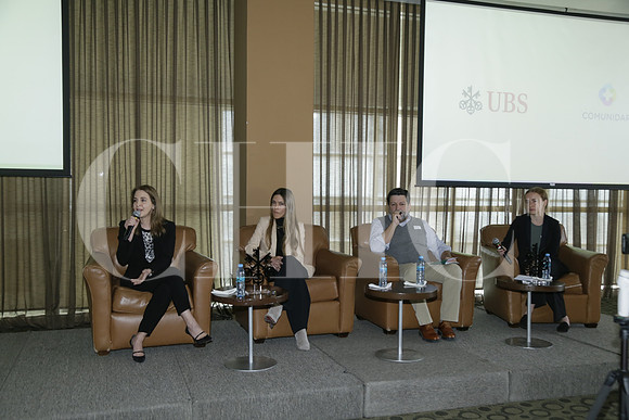 Carmen Garza T, Mónica Odriozola, Armando Estrada y Alina Vitran Arizpe