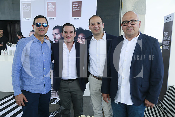 Juan Carlos Esquinca, Santos Arce, Eduardo Llaca y Roberto Briones