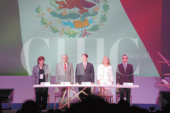 Virginia González, Javier Benítez, Rodrigo Medina, Aurora Cavazos y Cuauhtémoc Muñiz