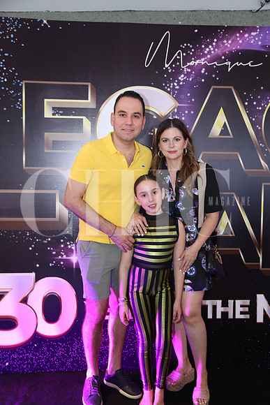 Joel Cavazos, Luciana Cavazos y Melisa Azarang1
