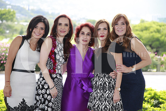 Claudia De la Torre de López, Teté López de Jaime, Teté Clariond de Guerra, María López de Milmo y Eugenia López