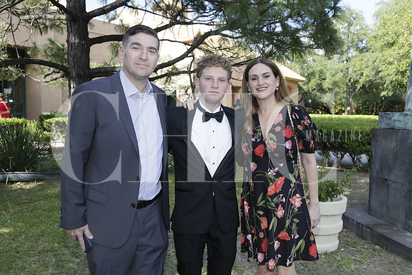Reynold De los Santos, Gabriel De los Santos y Carolina Menéndez de Los Santos