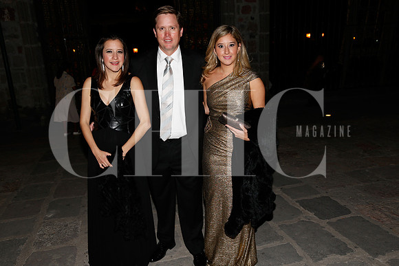 Marcela González, Marc Cazares y Andrea González