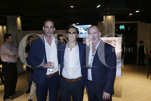 Luis Azcunaga, Diego Larraza y Mauricio Wise