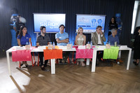 Mery Galindo, Hugo Ramírez, Javier García Iza, Andy Benavides, Jesús Villarreal y Marco Ayala