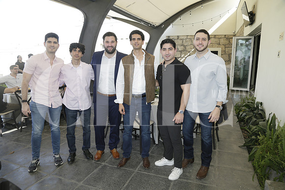 Oscar Cantú, Alejandro Andonie, Manolo González, Pato Andonie, Andrés Guerra y Enrique Salinas