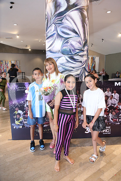 Isaac Leija, Nancy Reyes, Daniela Mairin  y Bárbara Sofia Leija
