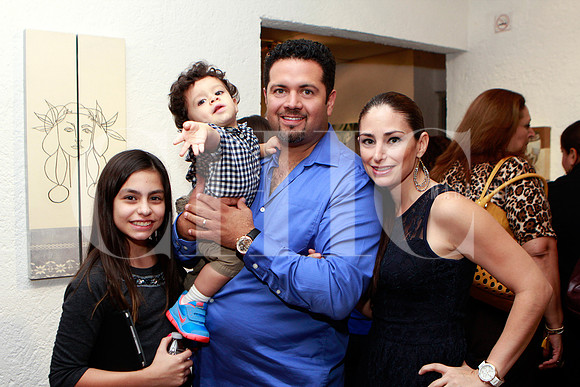 Karina Díaz, Carlos Urretea, Carlos Urreta y Nancy Frías