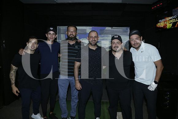 Angel Pezino, Oscar Garza, Esteban Lozano, Arturo Ortega, Roberto Reyna y Francisco Rodríguez