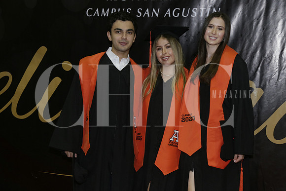 Nicolás Ponce, Isabella Freeman y Fernanda Guzmán