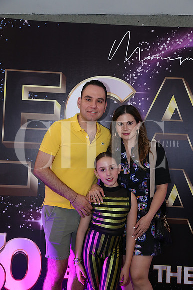 Joel Cavazos, Luciana Cavazos y Melisa Azarang0