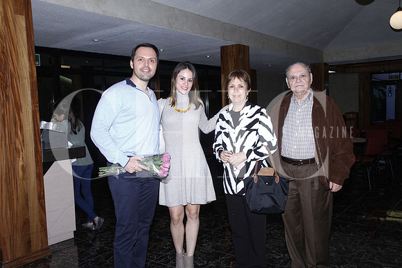 Arturo Cantú, Monica Duarte, Arturo Cantú y Aurora Elizondo