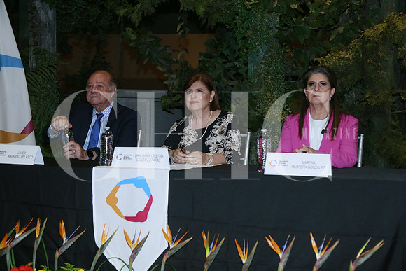 Javier Navarro, María Cristina González Parás y Martha Herrera