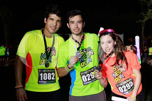 Ismael Juárez, Jorge Flores y Yolanda Flores