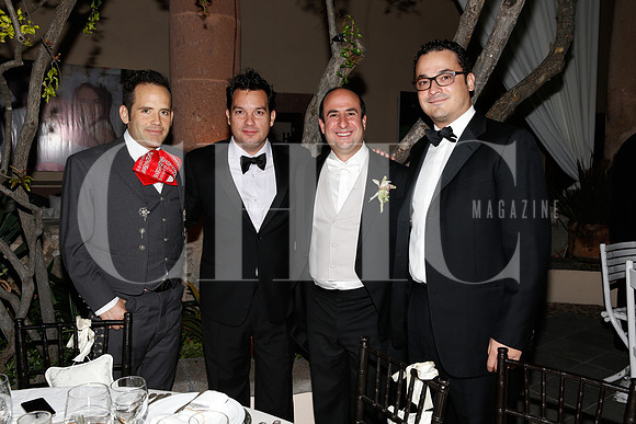 Adrián Zambrano,  Claudio Zambrano, Fernando Canavati y Federico Sada