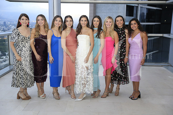 Susana Plancarte, Sofia Kalionchiz, Vale Serrato, Corde Serrato, Paola Kalionchiz, Isabella Bardawill, Nicole Bardawill, Mariana Kalionchiz, Camila Kalionchiz y Priscila Espinosa 1