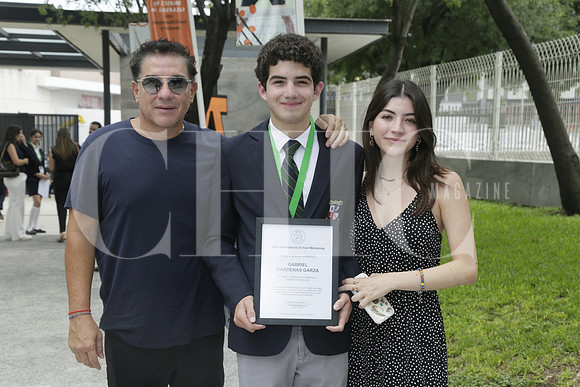 Luis Cárdenas, Gabriel Cárdenas y Mariana Cárdenas