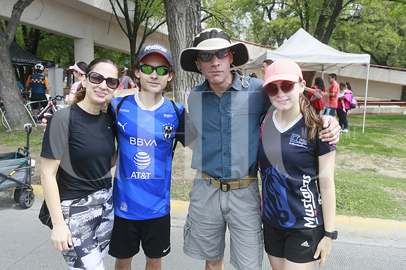 Alma Elizondo, Andrés García Corral, Octavio García Corral y Lorena García Corral