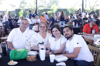 Francisoc Villarreal, Alma Treviño de Villarreal, Alma Villarreal y Luis Prado 0