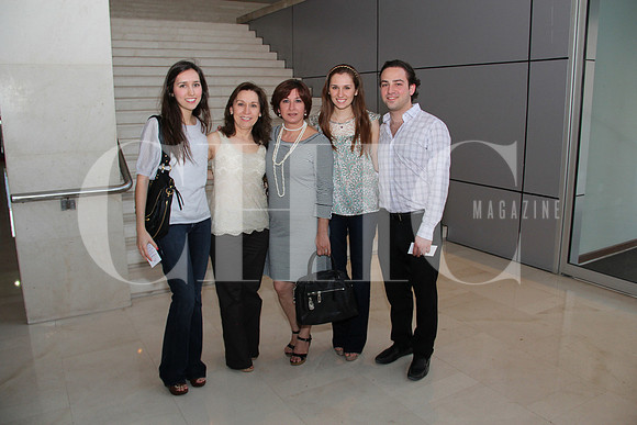 Marcela Zorrilla, Alejandra Garza, Ana María Lazcano, Magdalena Zorrilla y Alejandro Sanromán
