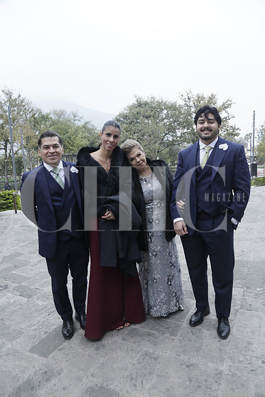 Luis Monterubio, Joseline Ramírez,, Lourdes Alacantara y Emiliano Monterrubio