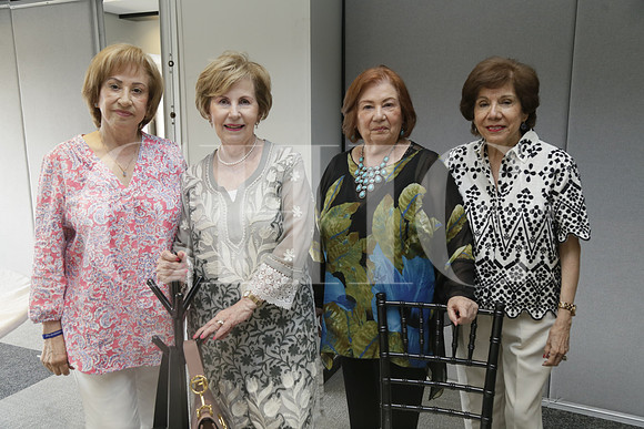 Julia de Ibarra, Magda de Cantú, Hilda Elisa M. de Herrrera y Silvia Calderón de Balderas