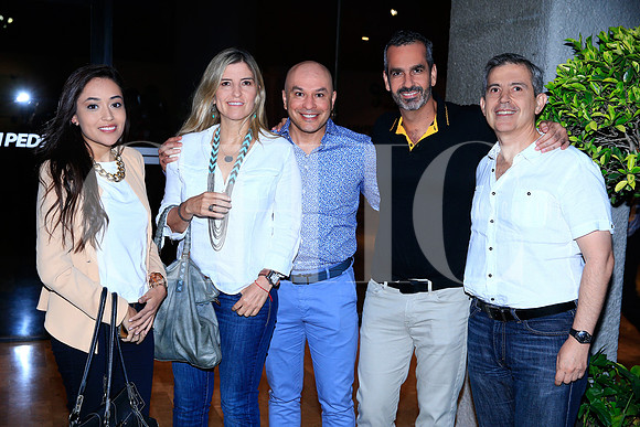 Ciara Franco, Marcela Odriozola, Antonio García, Daniel Llano y Salvador Odriozola