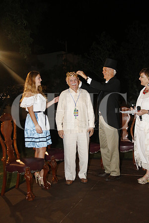 Balbina Gómez, Rogelio Sada y Alfonso corcuera Garza Madero