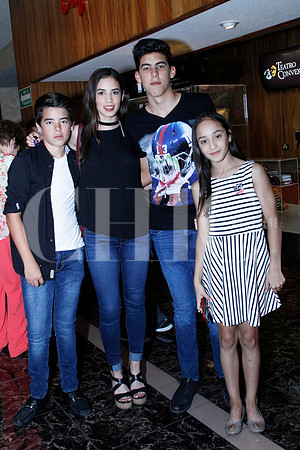 Eugenio Candanedo, Ana Sofia Cantu, Marcelo Candanedo y Andrea Cantu