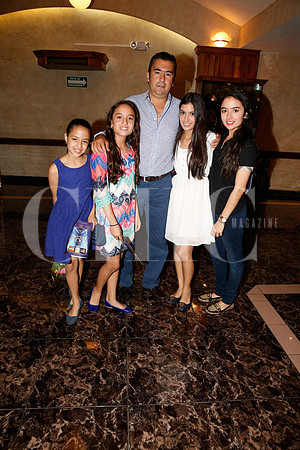 Paloma Cavazos, Paulina Cavazos, Mario Cavazos, Mayela Cavazos y Mariana Cavazos